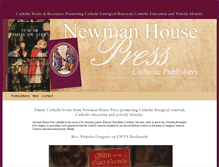 Tablet Screenshot of newmanhousecatholicbooks.org